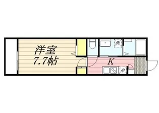 フォレストコート光【1階】の間取り