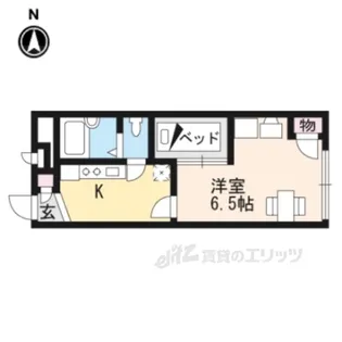 レオパレスヤングフォレストA【1階】の間取り