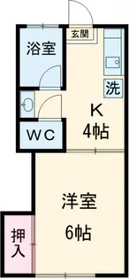 富士見荘 新館【1階】の間取り