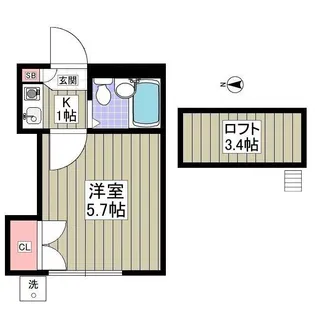 Bethlehem四街道【1階】の間取り