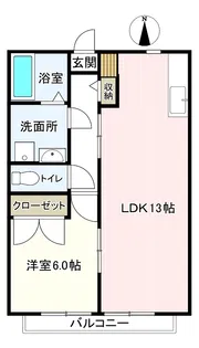 ディアスEGAWA【1階】の間取り