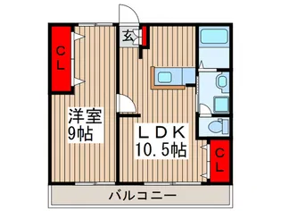 ハッピーライフ松原【1階】の間取り
