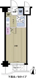 フェニックス下落合【6階】の間取り