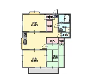 アレストサイトウ【2階】の間取り