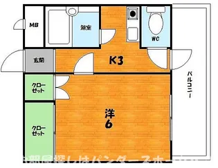 ひかりハイツ【3階】の間取り