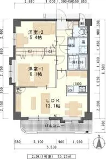 ライフポート松栄【2階】の間取り