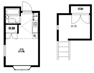 コーポサラス【2階】の間取り