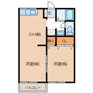 ネオファミーユT-1【1階】の間取り