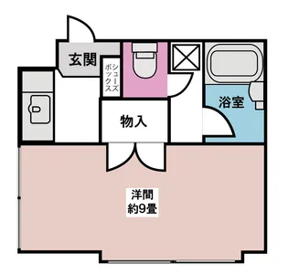 サンヒルズ韮川【フリーwifi付物件】【1階】の間取り