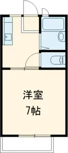 清成ハイツ【1階】の間取り