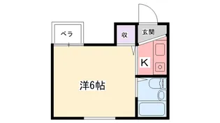 兵庫県西宮市鳴尾町5【マンション】の間取り