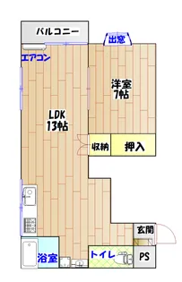 ロイヤル堤下【4階】の間取り
