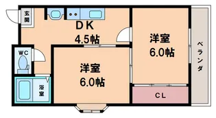 パラッツォF【4階】の間取り