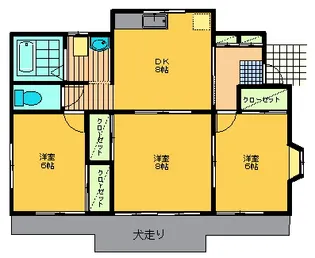 福島県郡山市昭和1【一戸建】の間取り