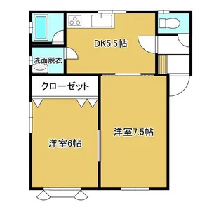 サファイスアベニュー1【1階】の間取り