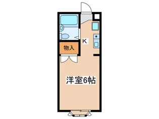 ゆりかごハイツ【2階】の間取り