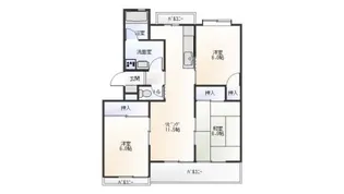 桜台マンション【2階】の間取り