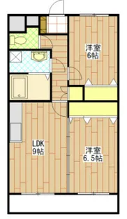 サンライトカーサII【2階】の間取り