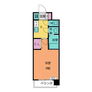 レジデンシア原【10階】の間取り