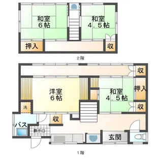 群馬県高崎市吉井町塩川【一戸建】の間取り