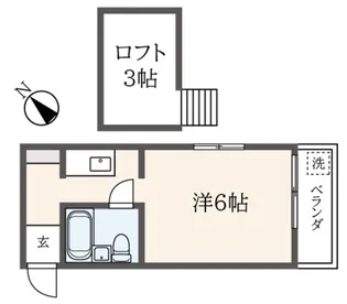 ファミールARAI【2階】の間取り