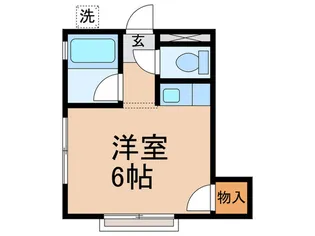 グリ-ンハウス・B棟【2階】の間取り