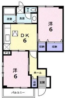 サンヒルズ A棟【1階】の間取り