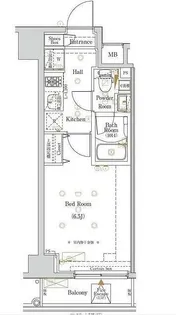 Log桜木町classic【5階】の間取り