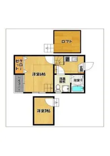 ベネフィスタウン竹下II【2階】の間取り