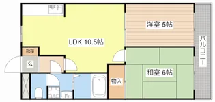 プラザ堅田【3階】の間取り