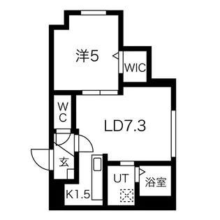 MRK創成川通【5階】の間取り
