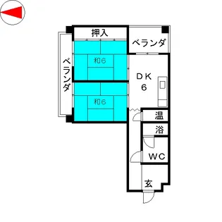 福信ビル【7階】の間取り