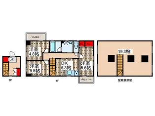 メゾンT・Oの間取り