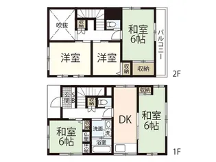 広島県広島市中区江波南1【一戸建】の間取り