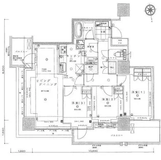 ライオンズタワー柏【27階】の間取り