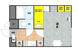 RITZ香里園【2階】の間取り