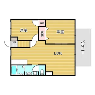 カームモリ【2階】の間取り