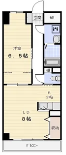 アーバンヒルズ城山2号館【1階】の間取り