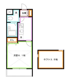 東京都武蔵野市吉祥寺南町2【マンション】の間取り