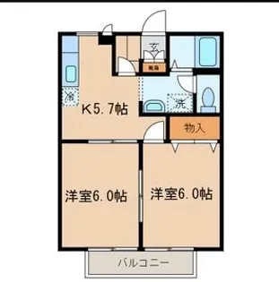 セレブレイト【2階】の間取り