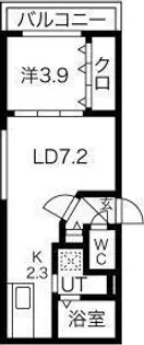 Chiaro琴似【3階】の間取り