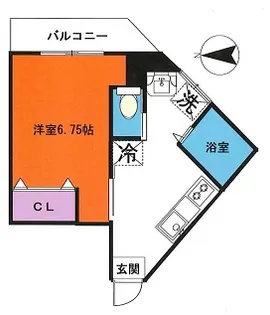 カーサ・エスペランサ【6階】の間取り