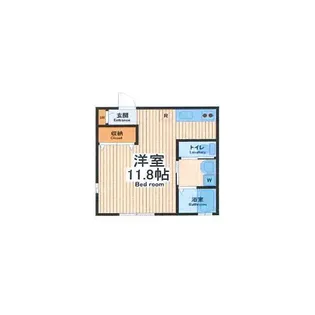 神奈川県秦野市本町2【アパート】の間取り