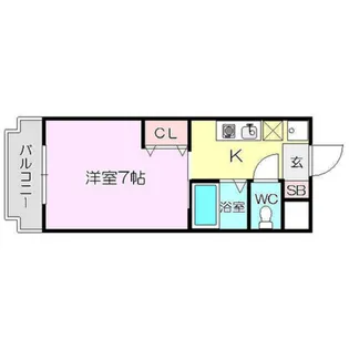 グランメール東淀川【3階】の間取り