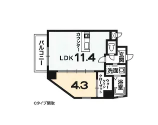 ケアステーションkyoto【3階】の間取り