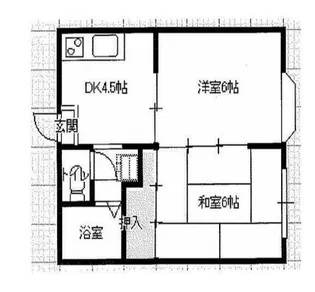メゾンドボヌール【1階】の間取り