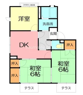 メゾントミオカ【1階】の間取り