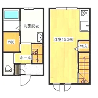 SHIMOSHIBA PIT【1階】の間取り