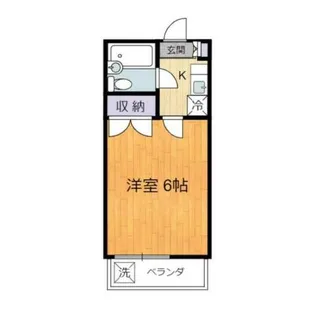 サンライズ深大寺【2階】の間取り