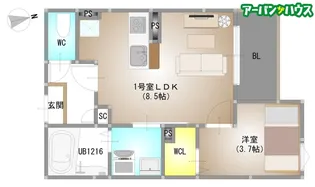 REGALEST 新保【3階】の間取り